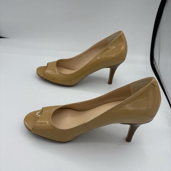 Cole Haan Heels Womens Size 7.5 B Air Lainey Peep Toe Pumps G3 - Picture 9 of 11